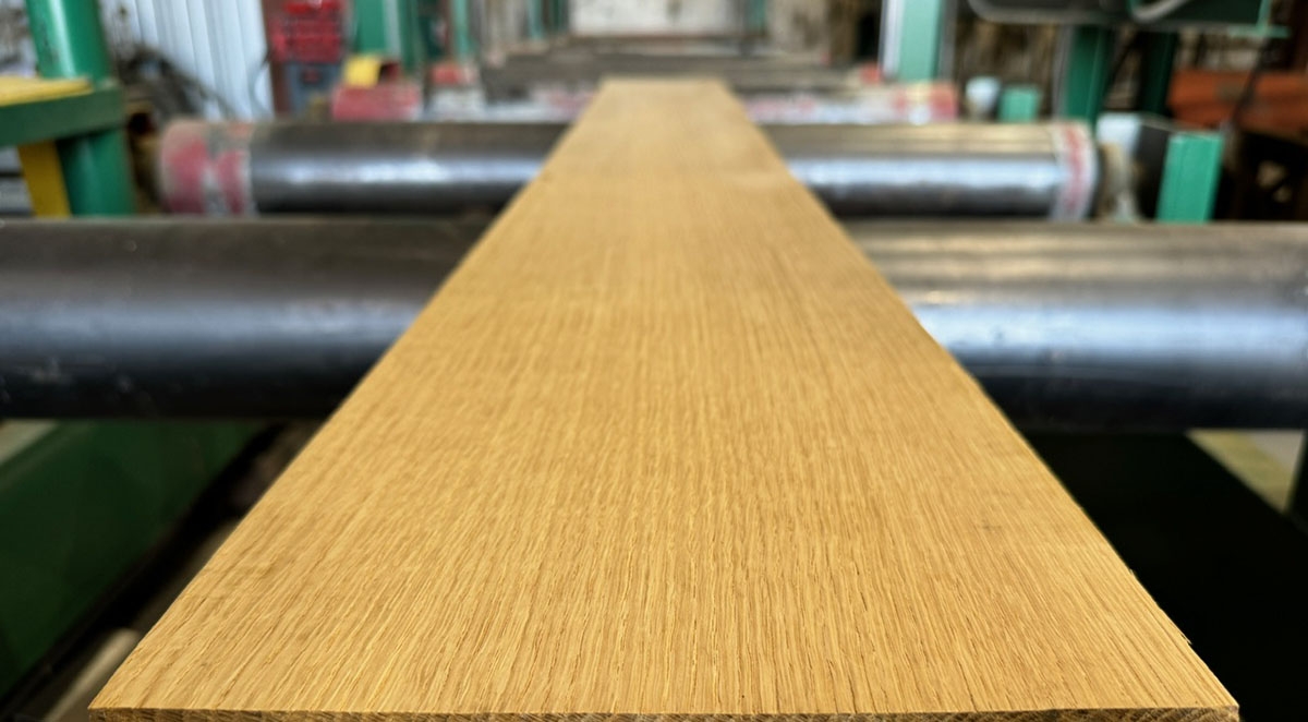 How We Mill Rift and Quartered White Oak