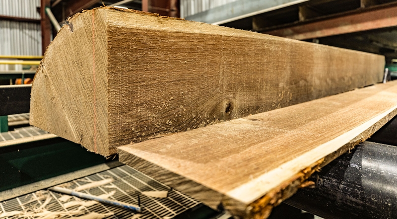 How Our Sawmill Delivers Rift and Quartered White Oak for Premium